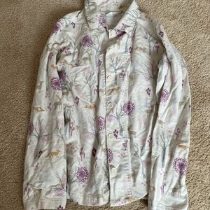 Garnet hill kid’s flannel pj set size xl